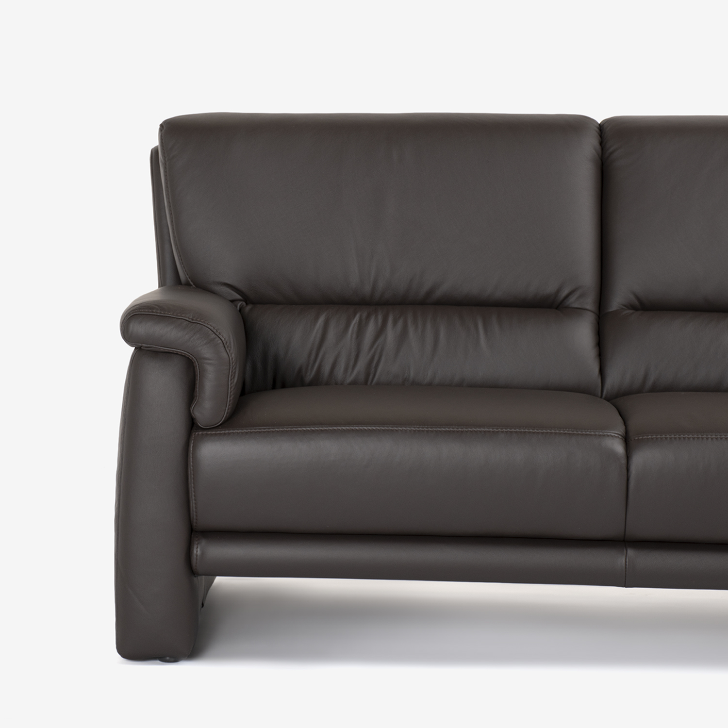 himolla（ヒモラ）ソファ 2.5人掛け「ベルク model.9002」幅165cm 革#24 ダークブラウン色 [4]