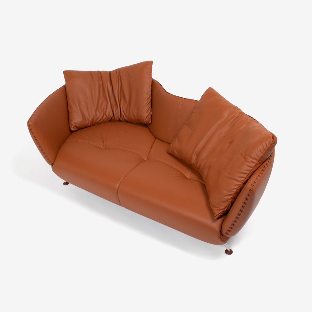 de Sede（デセデ）カウチソファ「DS-102/29」革レンガ色 [4]