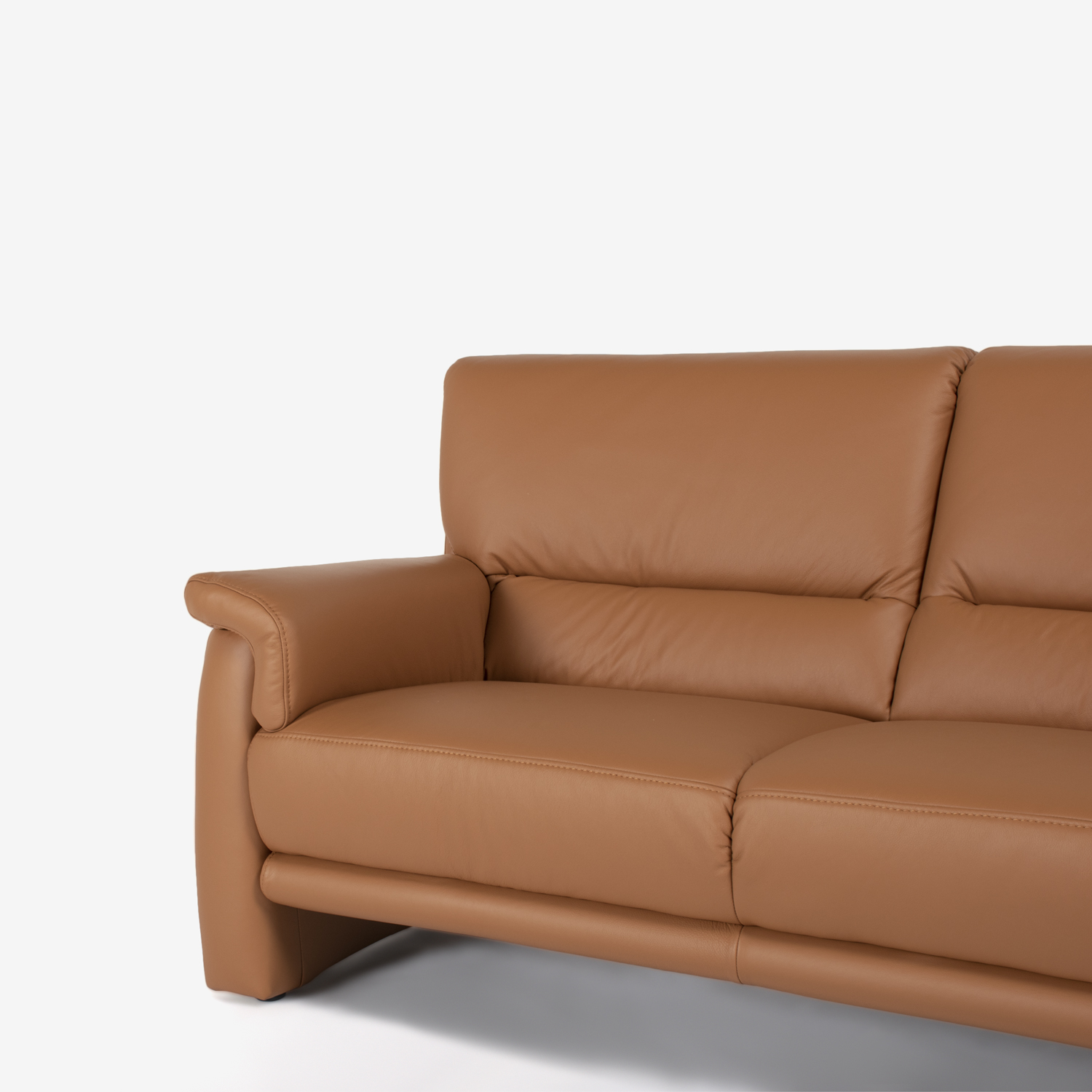 himolla（ヒモラ）ソファ 2.5人掛け「ベルク model.9002」幅165cm 革#24 Nライトブラウン色 [5]