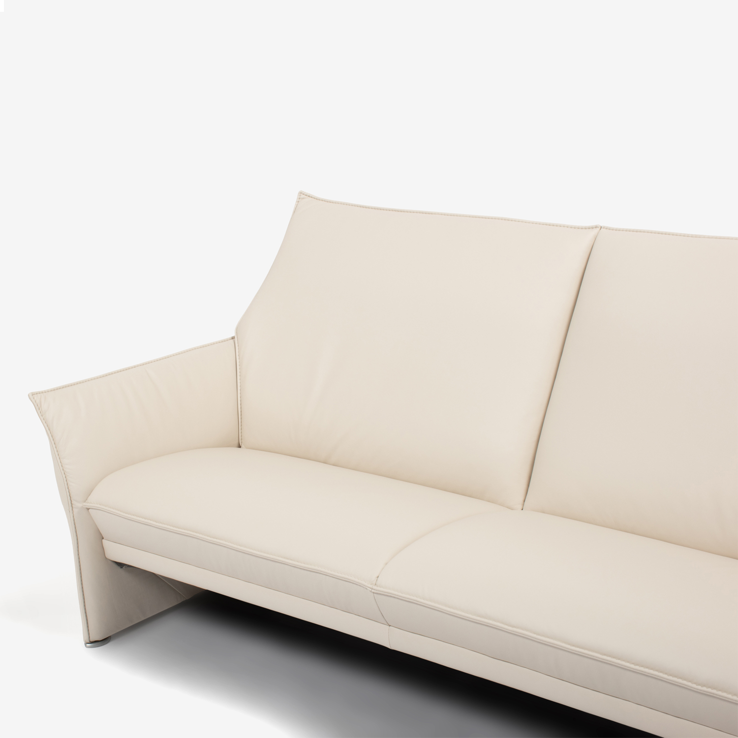 himolla（ヒモラ）ソファ 2.5人掛け 「ミルテ model.9065」幅180cm  革#24パールアイボリー色 [3]