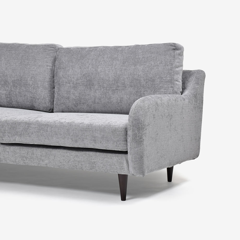 ソファ 3人掛け「CAS-D」幅180cm 布#SPメオピューター 脚部全3色 [4]