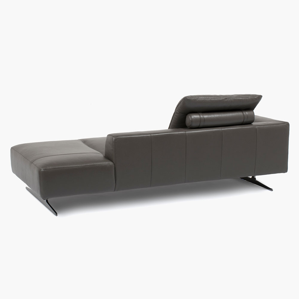 カウチソファカウチソファ背付き大（向かって右肘）「L/S 59（エルエス59）」3人掛け 革グラファイト色 #J-112E [4]