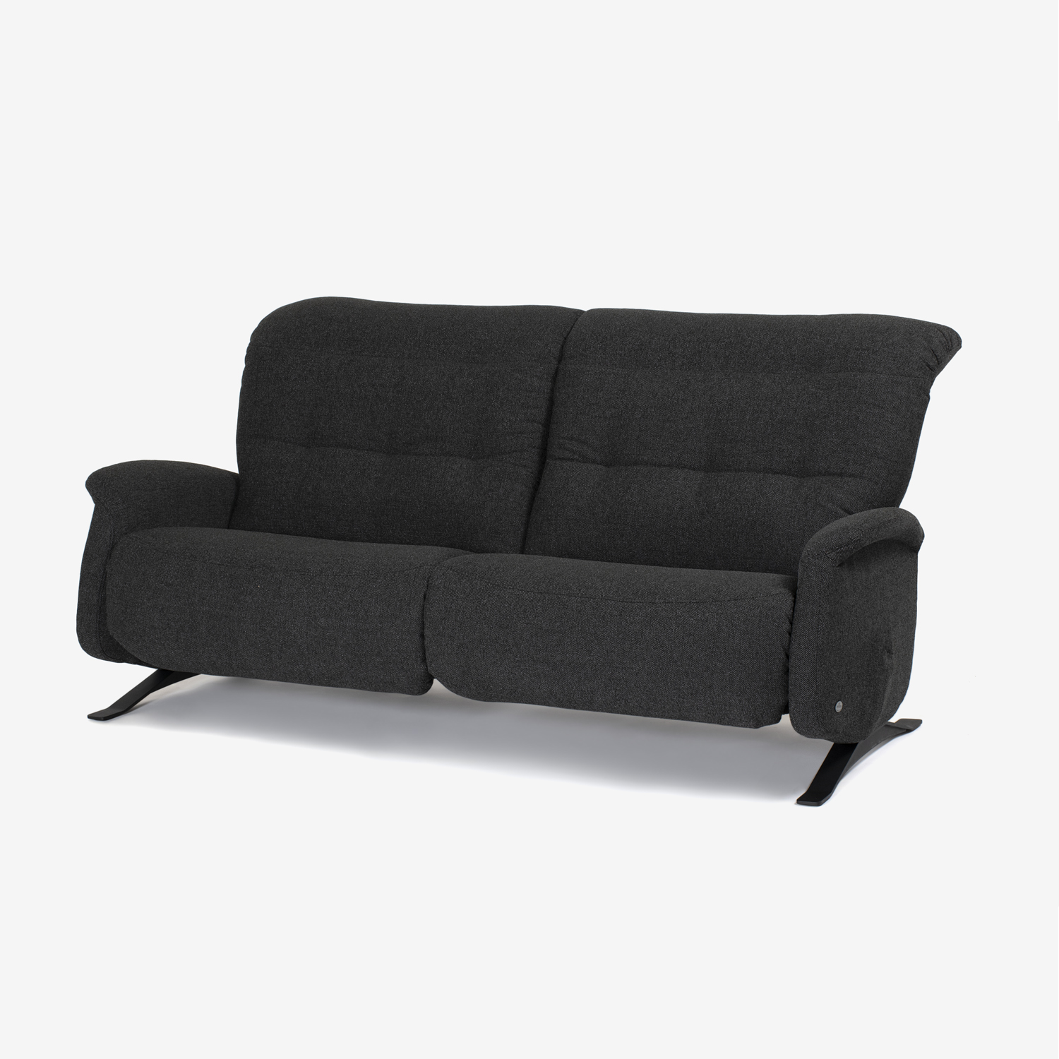 himolla（ヒモラ）電動リクライニングソファ「オスカー」布#Q2 ダークグレー色 全2サイズ [2]