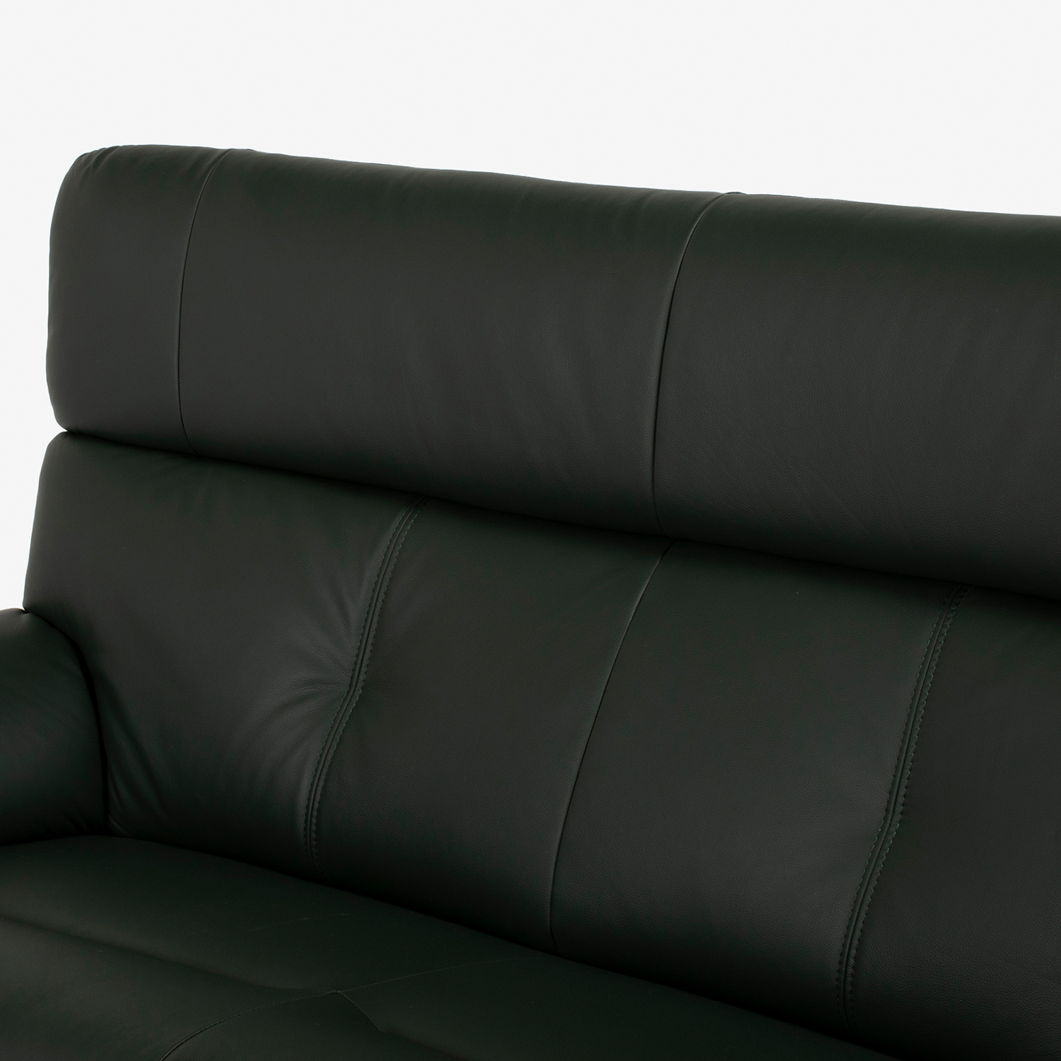 ソファ 2.5人掛け「ノーヴァ SD-433B」幅155cm 革グリーン色 #OM451 脚部全2色 [4]