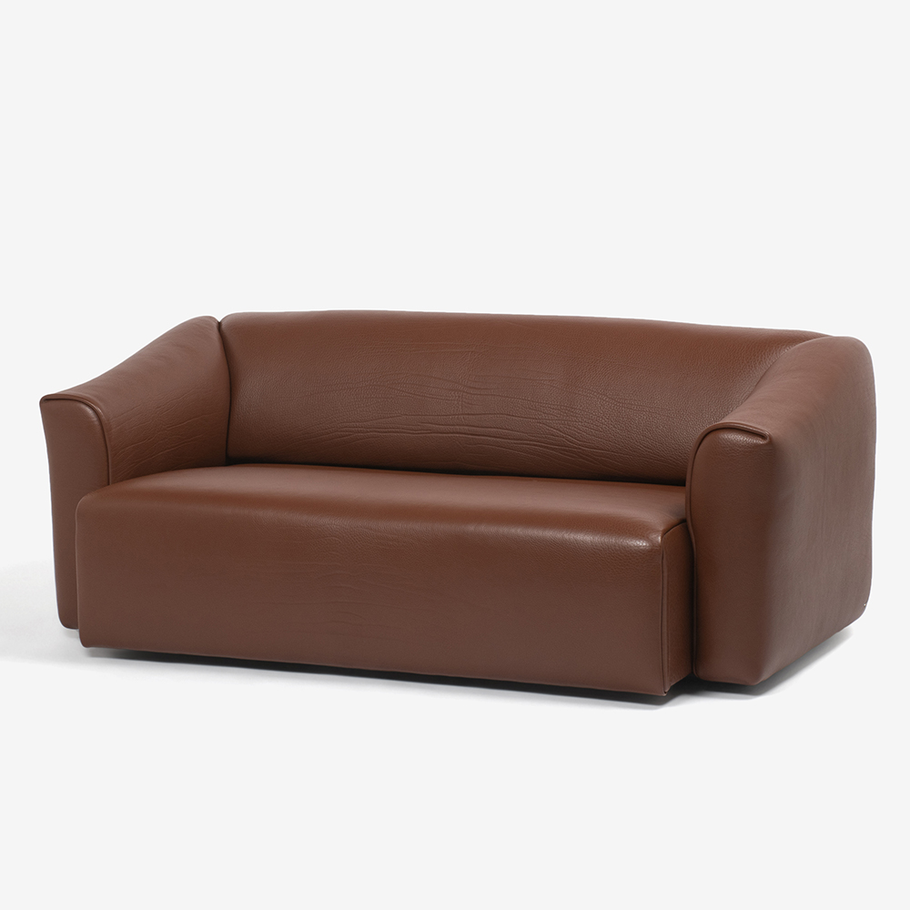 de Sede（デセデ）ソファ「DS-47/03」革ブラウン色 [3]