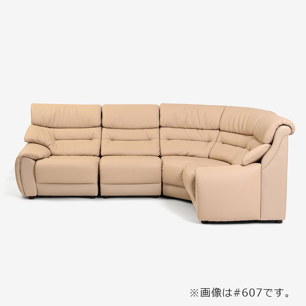 コーナーソファ4点セット「NEWハイバック2」半革張り 全10色 [2]