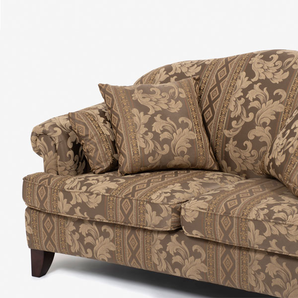 ラブソファ「モンターナ SD-476」2人掛け 布ダークブラウン色 #EY3042 [4]