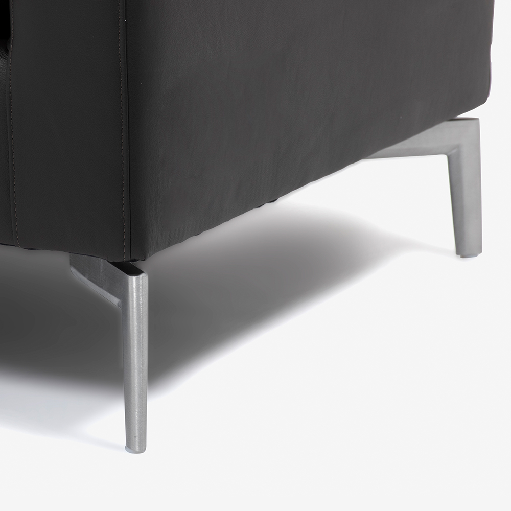 erba（エルバイタリア）ラブソファ「ベラビスタ」幅170cm 革ダークブラウン色 ARREDO5029 [5]