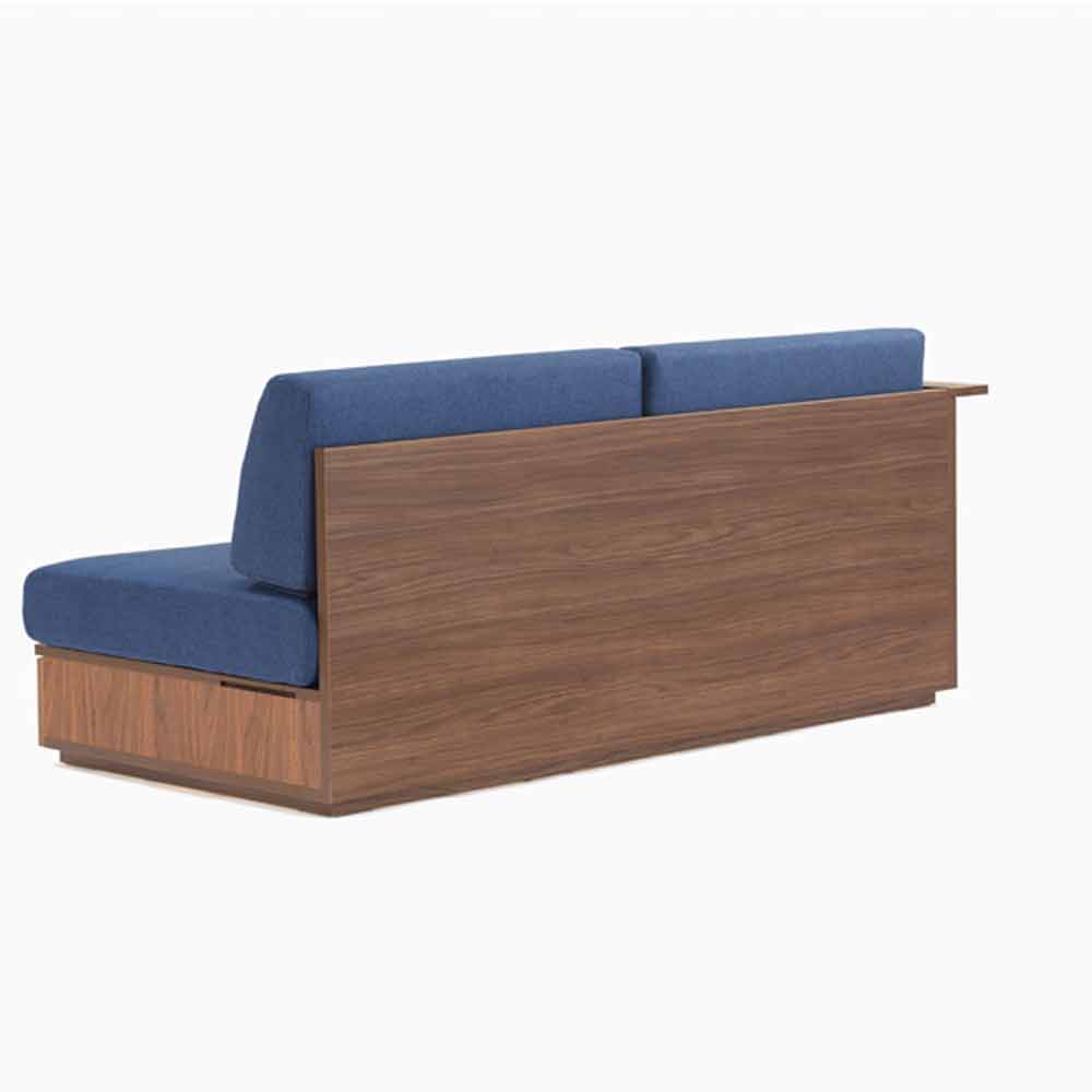 デイベッド 向って左肘「TAIDA（タイダ）」幅176.4cm 布 ネイビー色 [3]