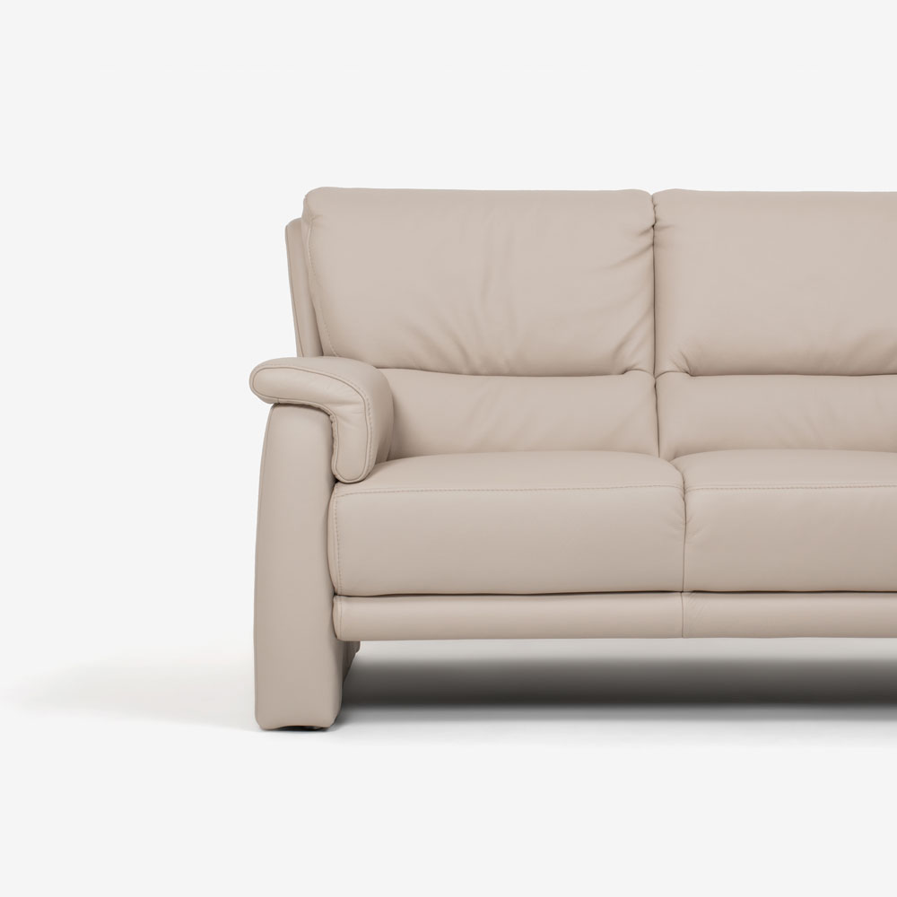 himolla（ヒモラ）ラブソファ 2人掛け「ベルク model.9002」幅134cm 革#24 サンドベージュ [4]