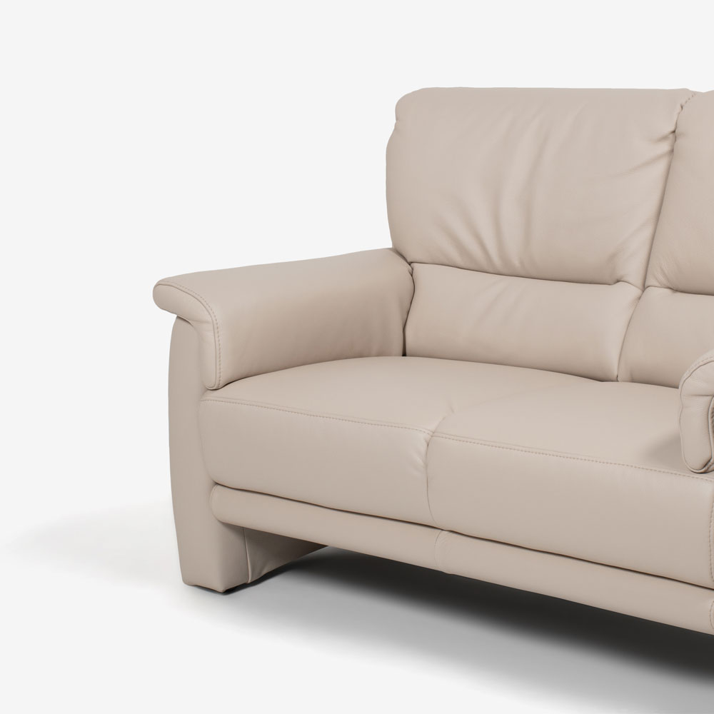 himolla（ヒモラ）ラブソファ 2人掛け「ベルク model.9002」幅134cm 革#24 サンドベージュ [5]