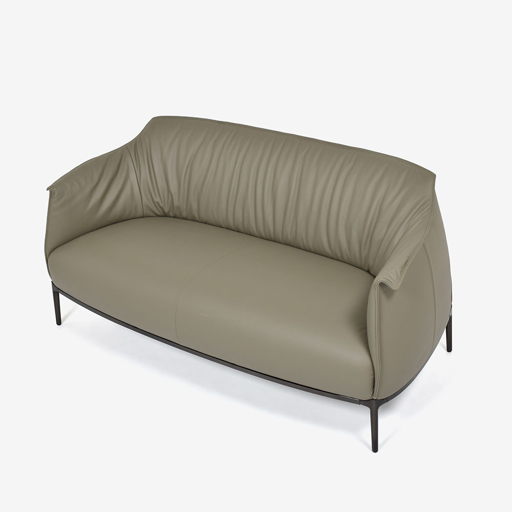 PoltronaFrau（ポルトローナ・フラウ）ソファ「アーチボルド」幅160cm 革ダーセナ色 [4]