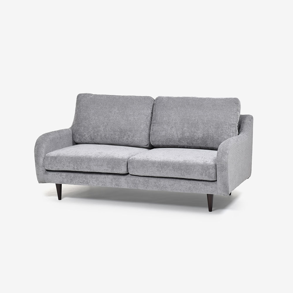 ラブソファ 2人掛け「CAS-D」幅160cm 布#SPメオピューター 脚部全3色 [2]