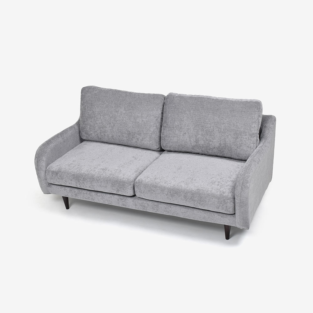 ラブソファ 2人掛け「CAS-D」幅160cm 布#SPメオピューター 脚部全3色 [3]