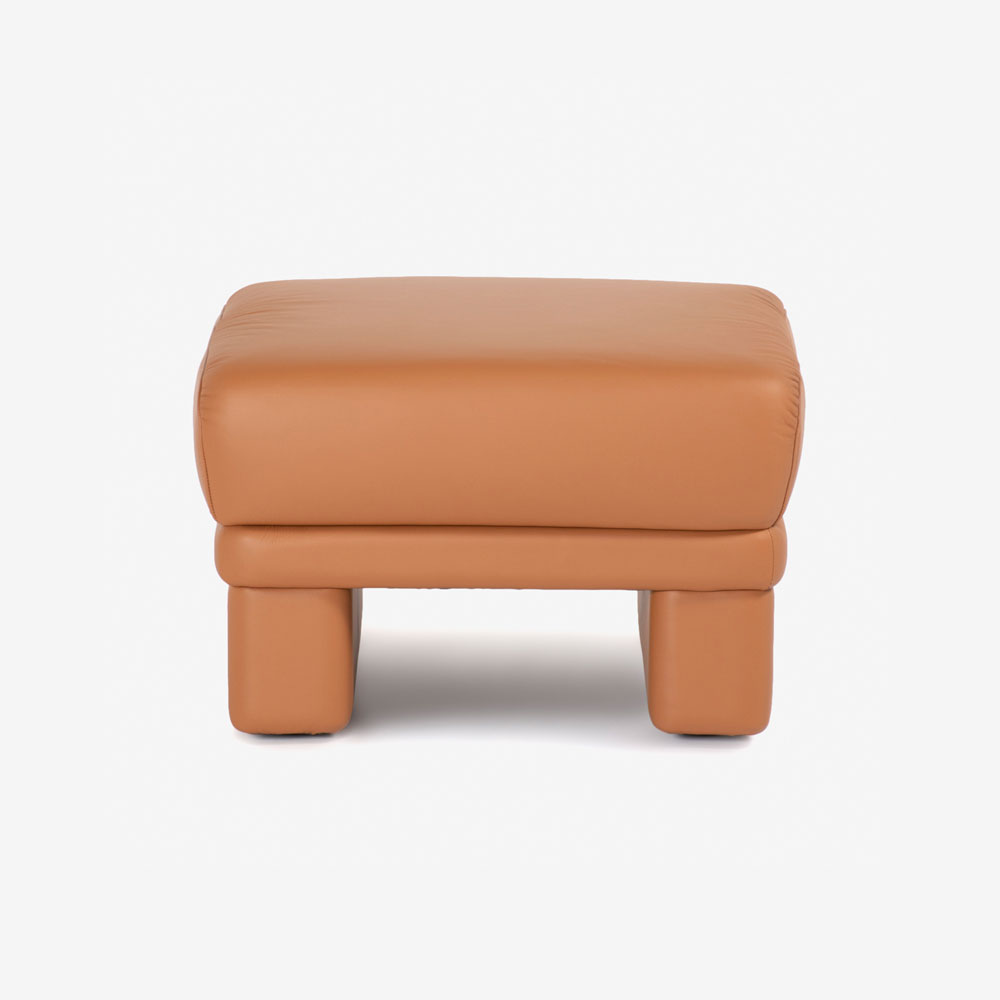 himolla（ヒモラ）「共通オットマン」革#24 Nライトブラウン色 [2]