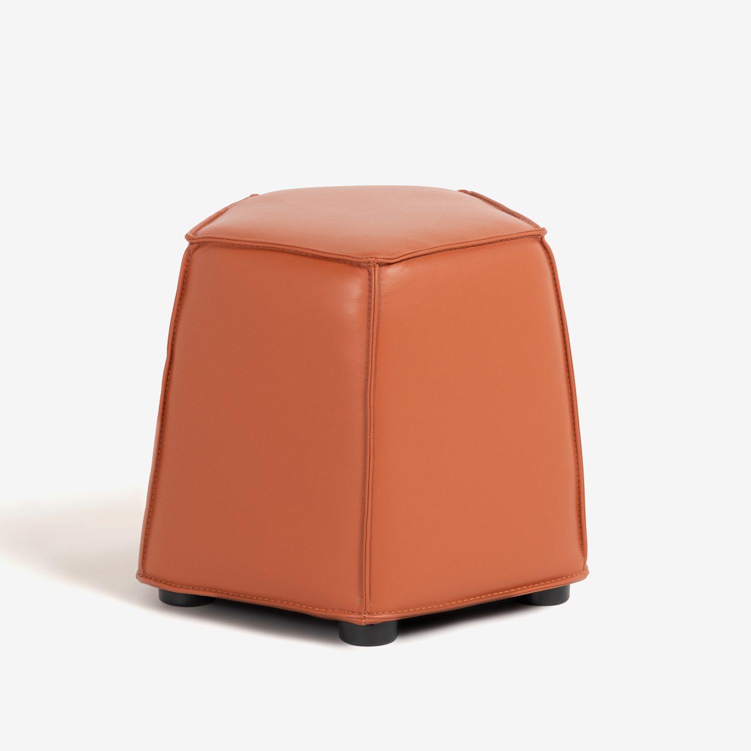 スツール「5173」革タンジェリン色 #E-891C [2]