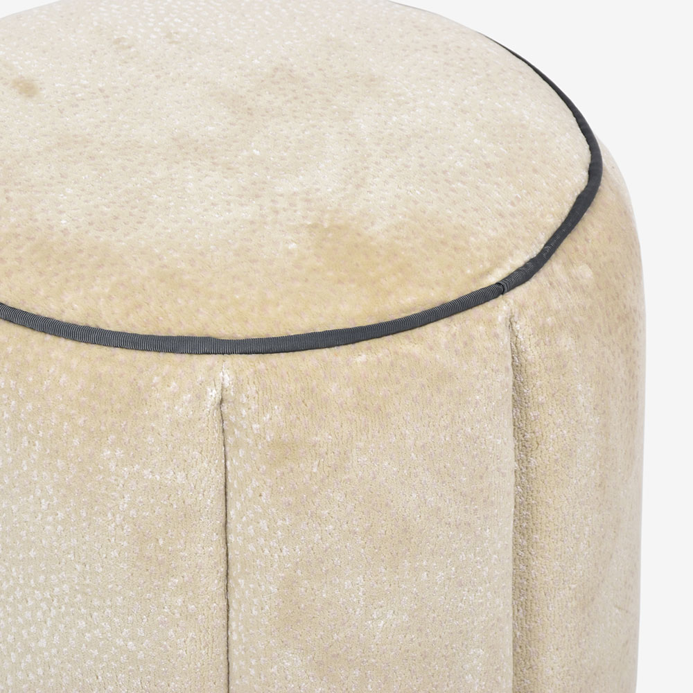 DURESTA（デュレスタ）スツール「Cumulo クムロ 小」幅38cmマル 高さ48cm 布＃Saks Pearl【次回入荷未定】 [3]