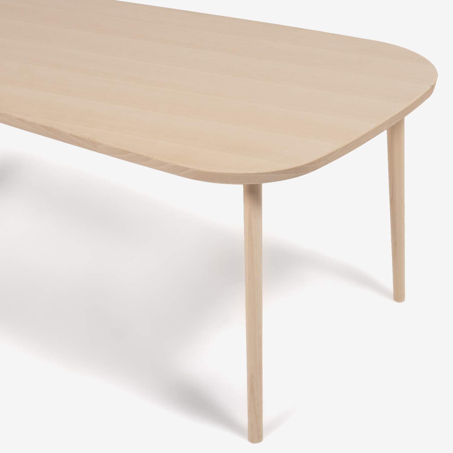 秋田木工 ダイニングテーブル「GAKKO（がっこ）-02」ブナ材 白木塗装艶消し [3]