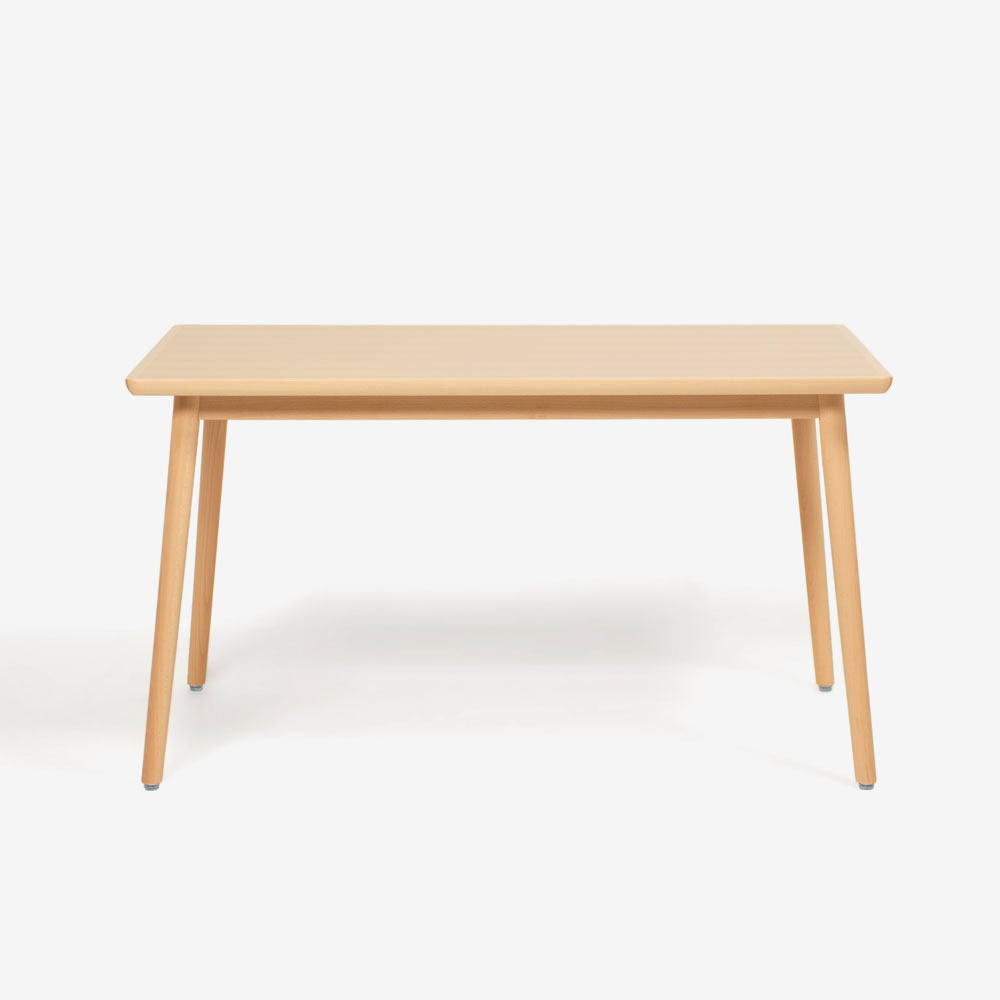 秋田木工 ダイニングテーブル「M-T001」ブナ材ナチュラル色 全3サイズ [2]