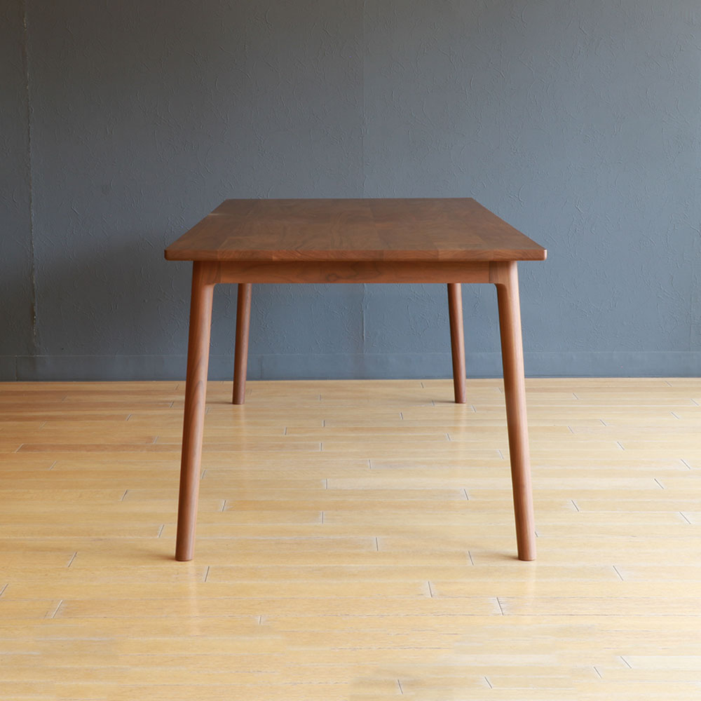 マルケイ木工 ダイニングテーブル「M-CRAFT dual デュアル」木脚タイプ 全3色 全3サイズ【受注生産品】 [2]