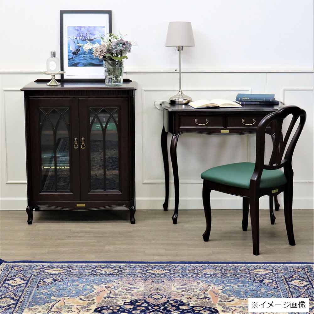 LDチェア「ケントハウス」マホガニー材 合成皮革PGR色 [5]