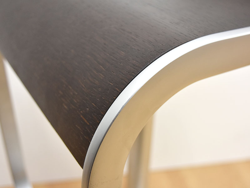 カウンターチェア「LEM」ダークウォールナット色 [4]