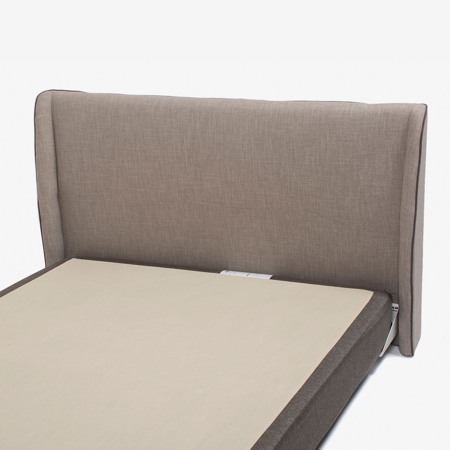 ヘッドボード「シルファC」布グレー色 [3]