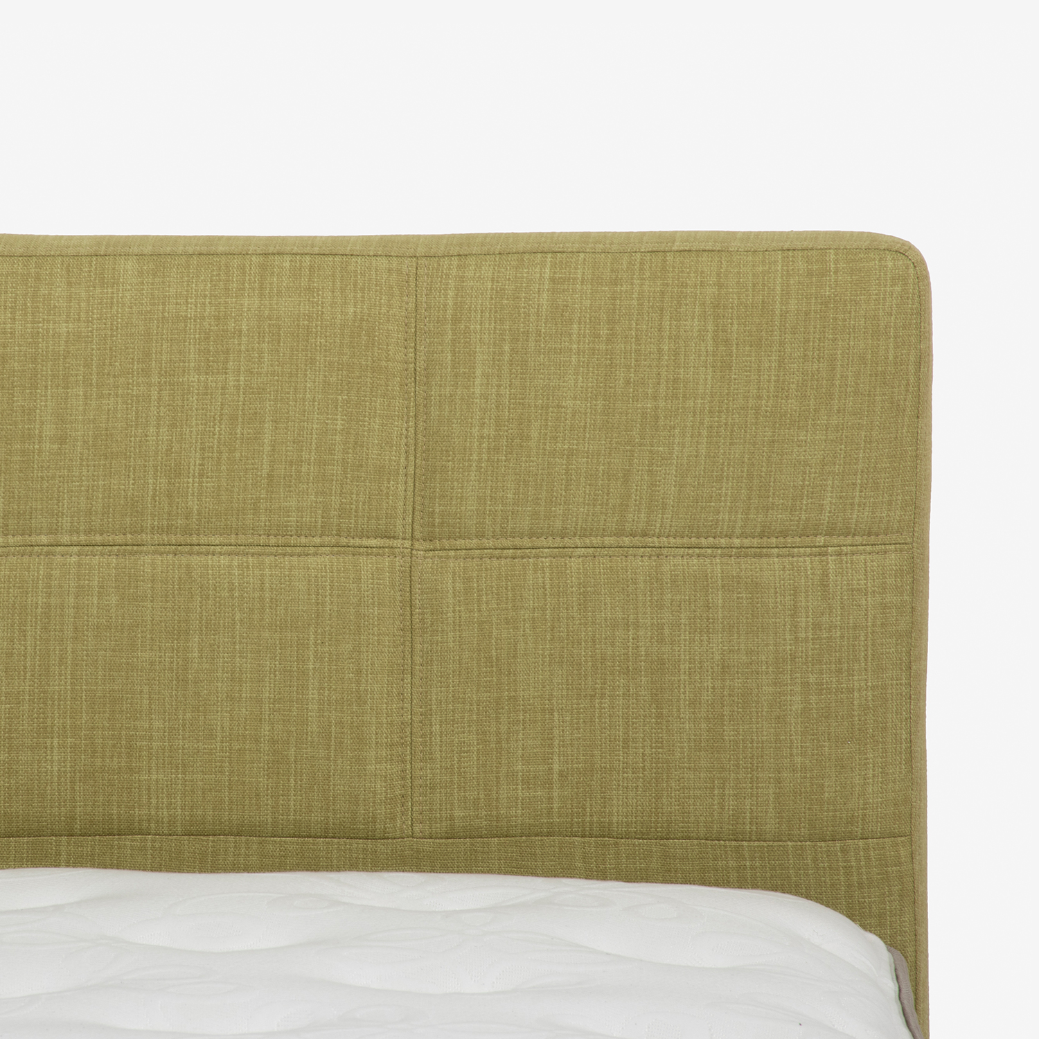 ヘッドボード「シルファB」布グリーン色 [3]