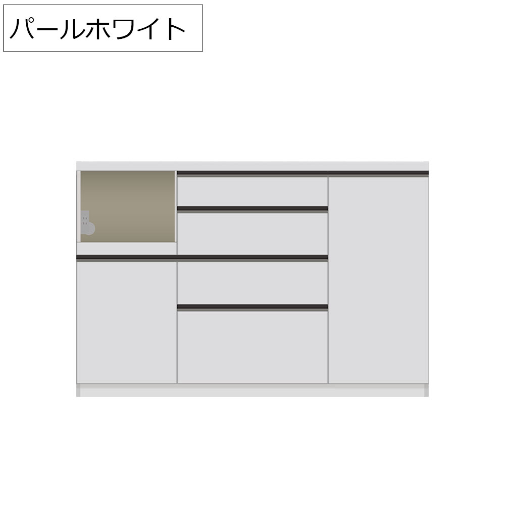 Pamouna（パモウナ）カウンター「AL-1400RPL 下台」幅140cm 奥行50cm 高さ93.8cm 全2色 [3]