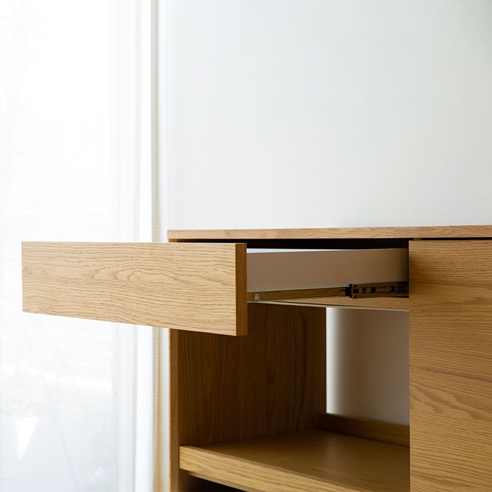 カウンター「MILNE ミルン 120キッチンカウンター」幅120cm 奥行48.6cm 高さ92cm  ウォールナット材 [5]