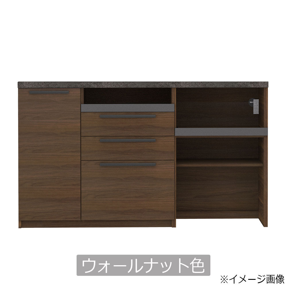 Pamouna（パモウナ）キッチンカウンター「SY-1600R-3」幅160cm 奥行50cm 高さ93.8cm ハイカウンター  全3色 [4]