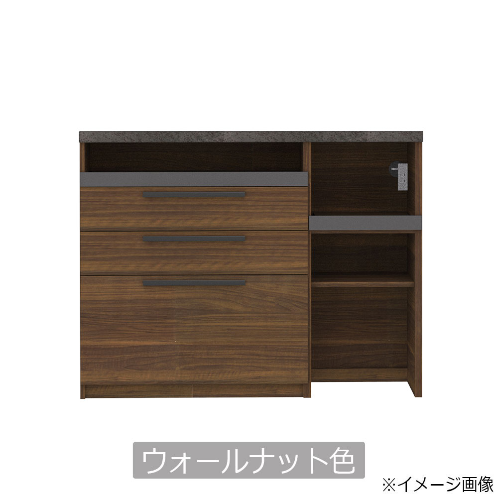 Pamouna（パモウナ）キッチンカウンター「SY-1200R-3」幅120cm 奥行50cm 高さ93.8cm ハイカウンター  全3色 [2]