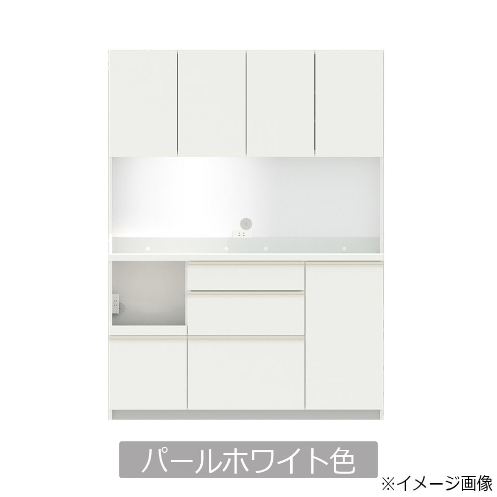 Pamouna（パモウナ）オープンボード「EMB-S1400R」幅140cm 奥行44.5cm 高さ188.5cm 開き扉 レギュラーカウンター 全3色 [2]