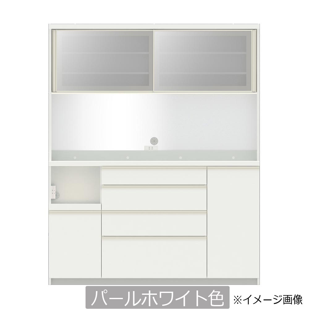 Pamouna（パモウナ）オープンボード「ECA-S1600R」幅160cm 奥行44.5cm 高さ197.5cm スライドドア ハイカウンター 全3色 [2]