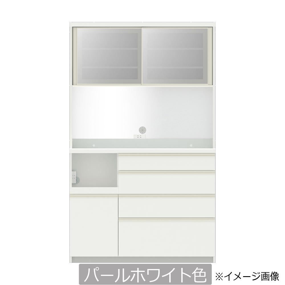 Pamouna（パモウナ）オープンボード「ECA-1200R」幅120cm 奥行50cm 高さ197.5cm スライドドア ハイカウンター 全3色 [3]