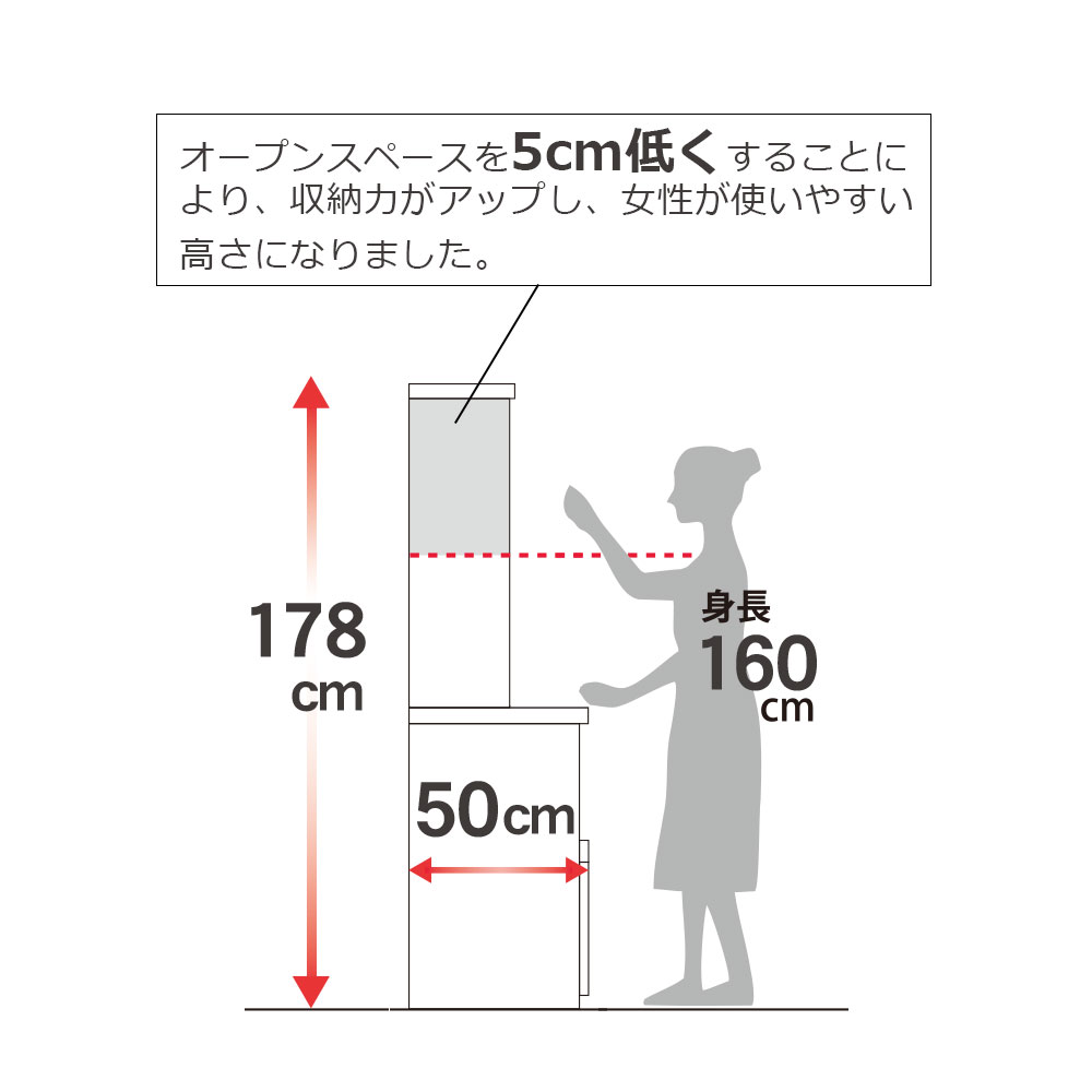 Pamouna（パモウナ）オープンボード「PO-900R」幅90cm 奥行50cm 高さ178cm 全3色 [4]