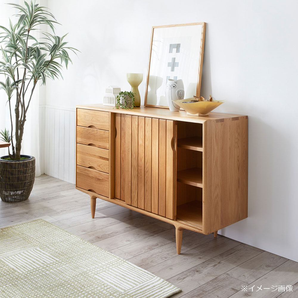 起立木工　サイドボード 「KISSUI（キッスイ）」ナラ材 全2サイズ [3]