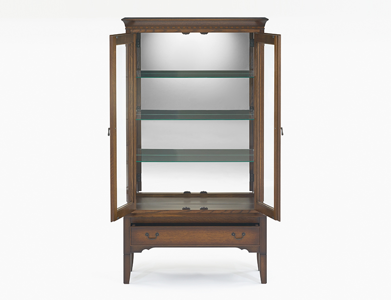 キュリオケース「ブルックス」幅83cm ナラ材 [2]