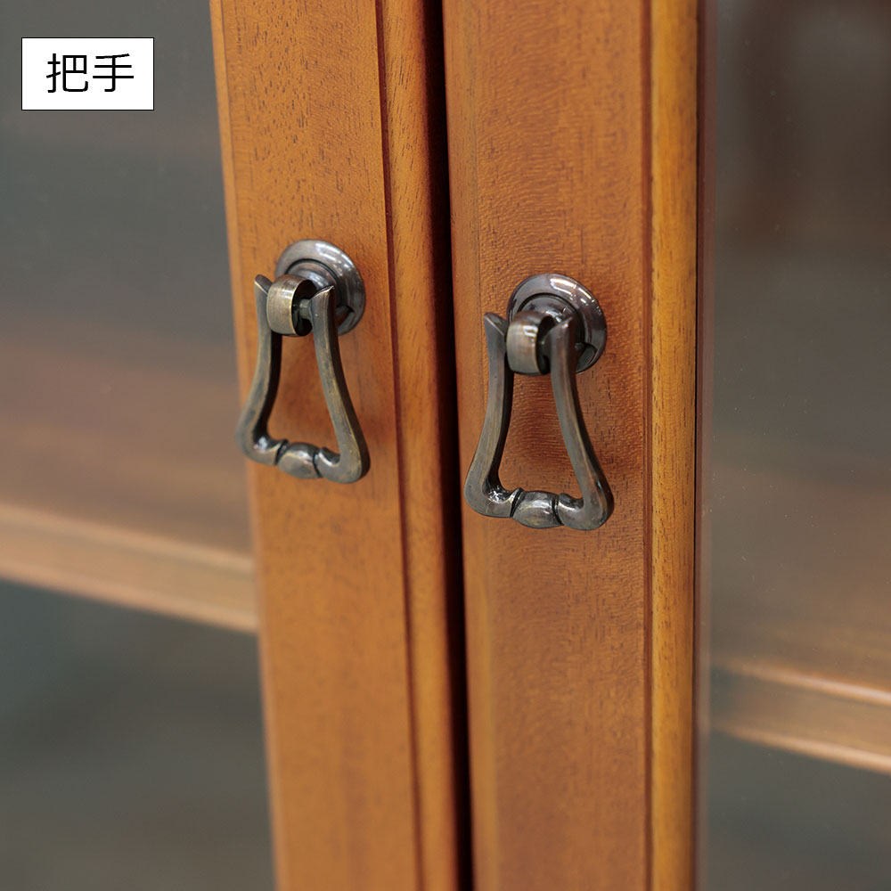 キャビネット「ブライトン」幅80cm マホガニー材 [2]