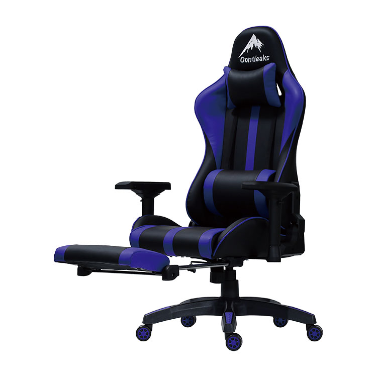 ルセル V3 ゲーミングチェア 4Dアームレスト オットマン付 135度 合成皮革 グリーン [3]