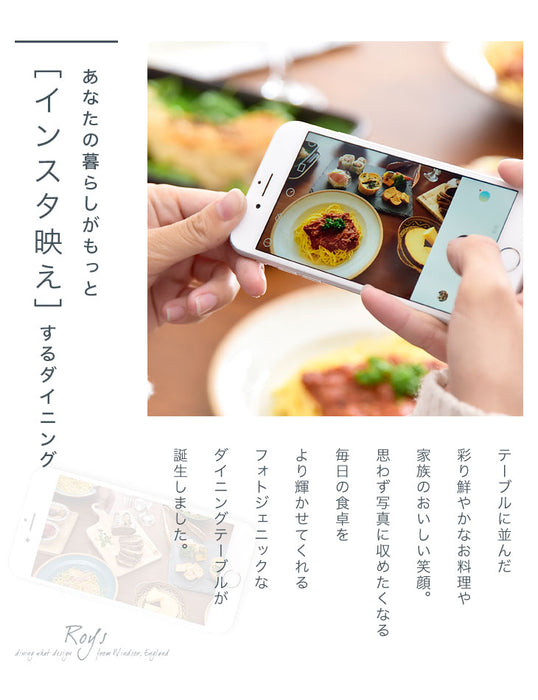 [幅75×奥行75] ダイニングテーブル 単品 2人掛け 天然木 突板〔49600015〕 [4]