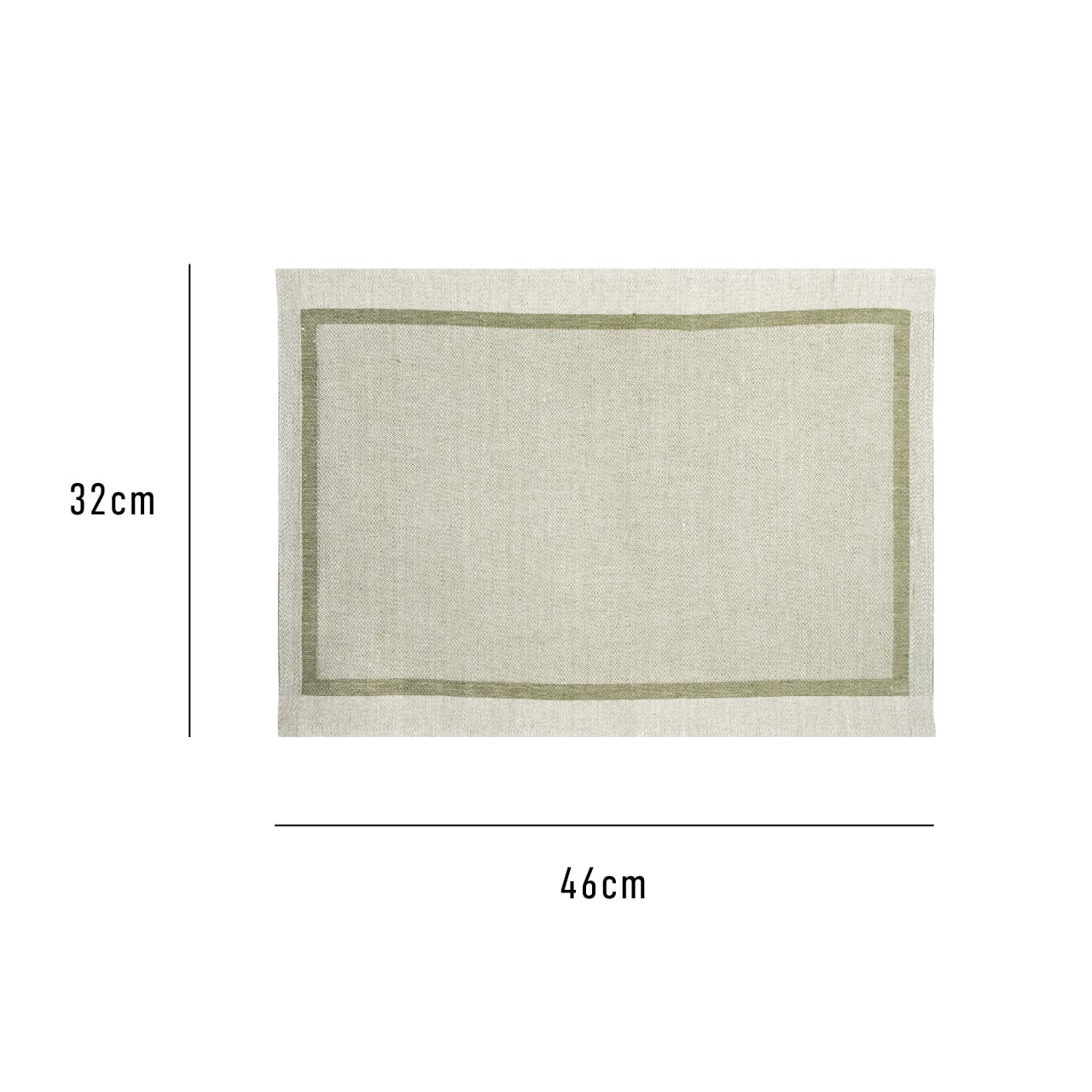 LAINA placemat / linen-olive / 46x32cm / リネン 100％ / ライナ プレイスマット / LAPUAN KANKURIT（ラプアン カンクリ） [3]