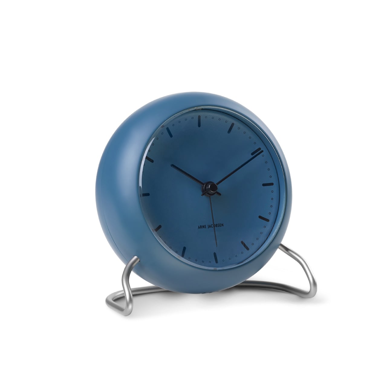 Table Clock / CITY HALL / Matte Blue / Φ110mm / アラーム / スヌーズ / LED灯 / テーブルクロック / シティホール / マット・ブルー / ARNE JACOBSEN（アルネ・ヤコブセン）/ 置き時計 / 目覚まし時計 / 正規販売店 [2]