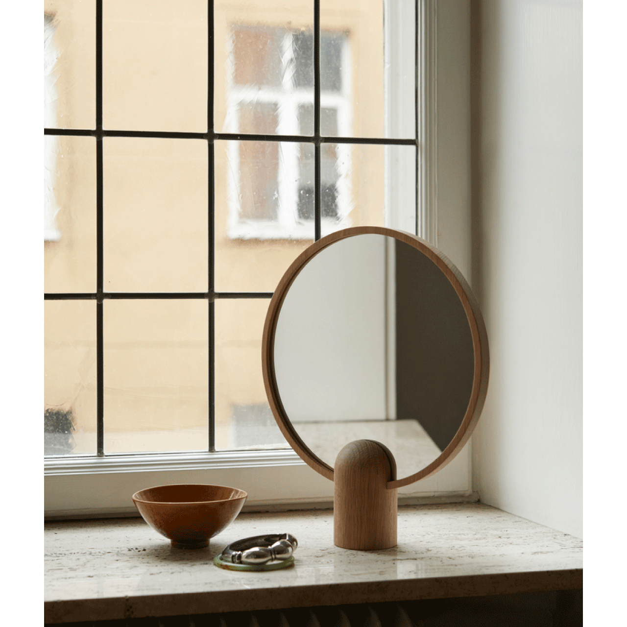 【即納可】Aino Mirror, Large｜Oak [2]