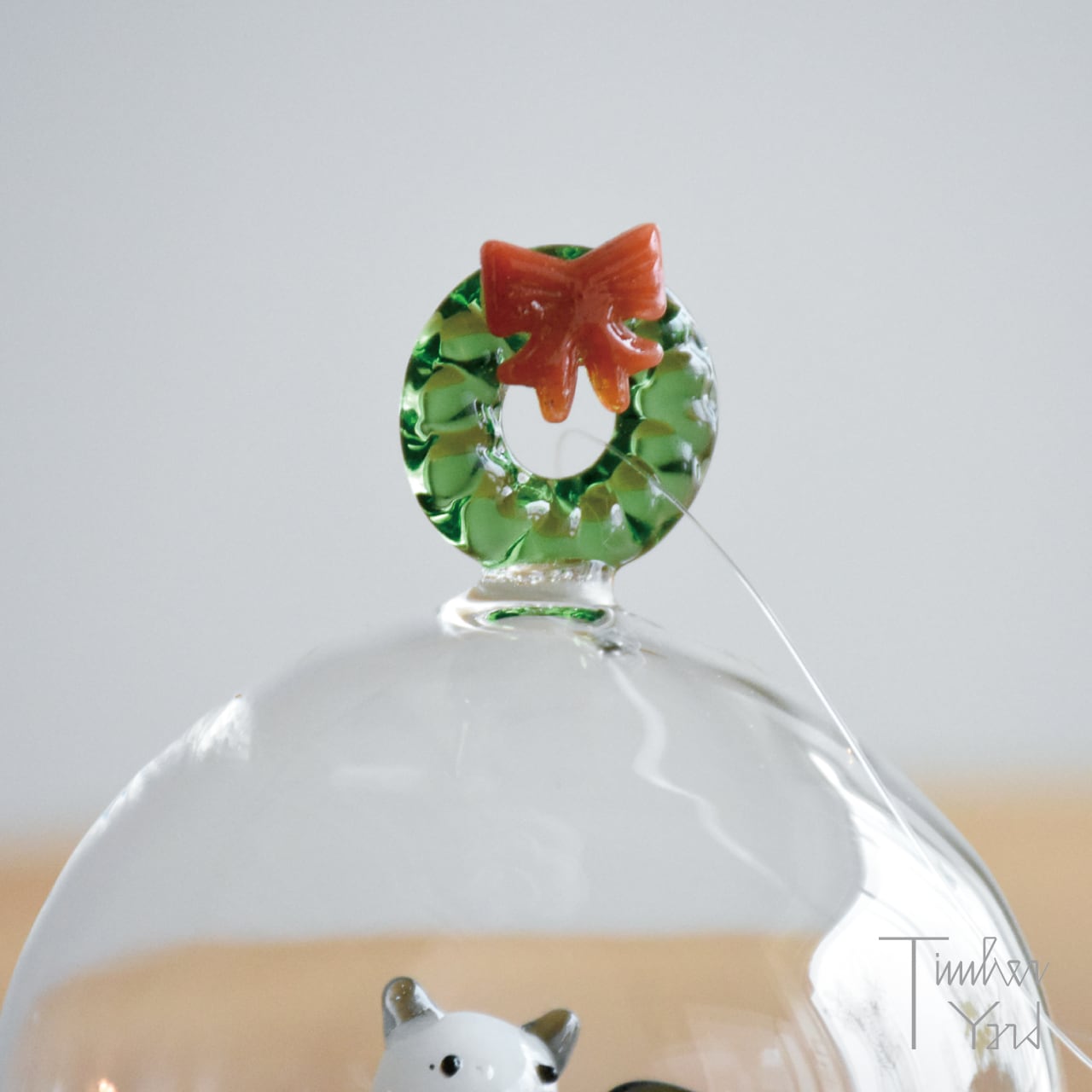 【ONLINE限定】クリスマスボール キャットリース / Φ8cm / Tabby Cat Christmas Edition / Christmas ball cat-wreath / ICHENDORF MILANO(イッケンドルフ ミラノ）/ クリスマスオーナメント / 正規販売店 [5]