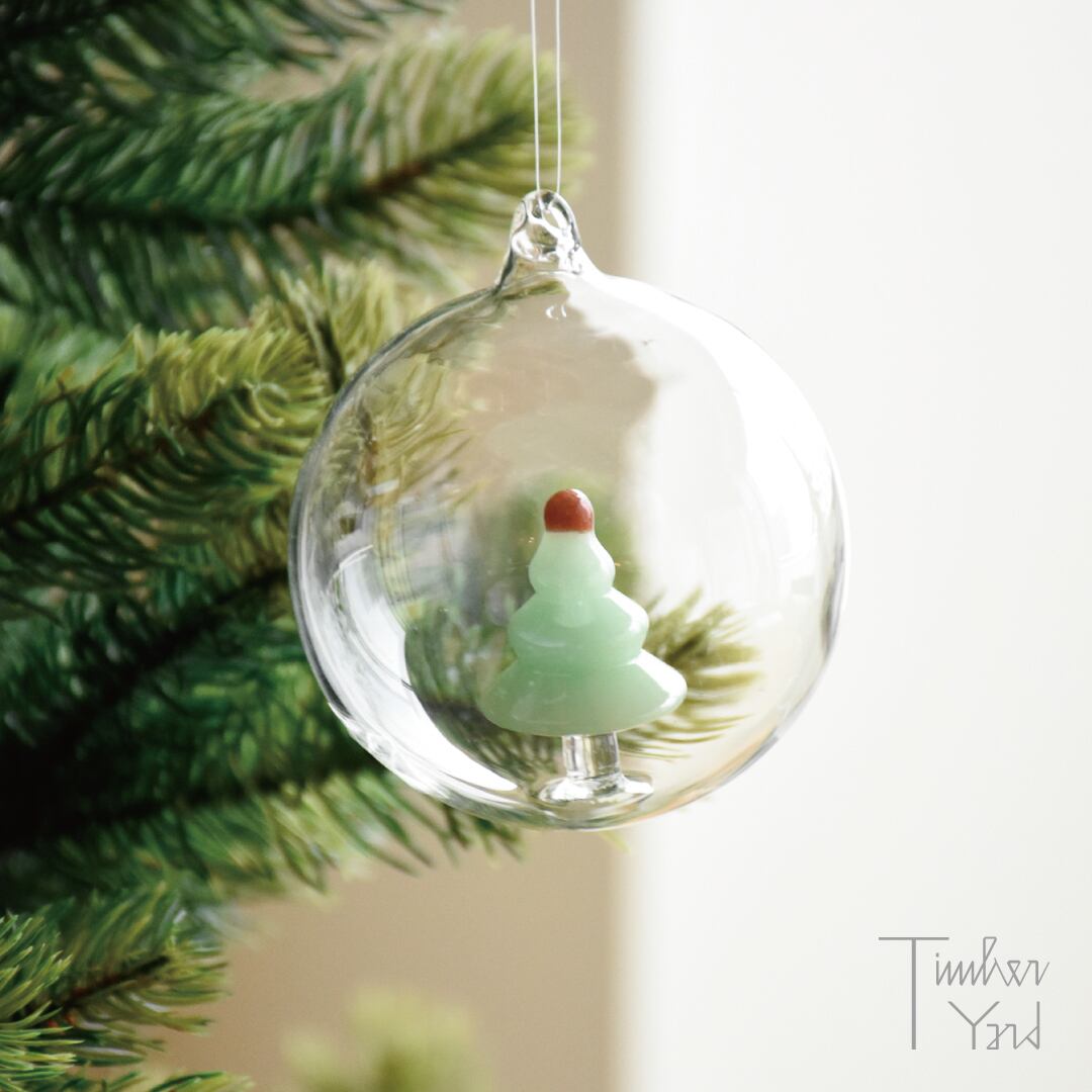 【ONLINE限定】クリスマスボール ツリーグリーンマット / Φ8cm / Woodland Tales / Christmas ball tree green mat / ICHENDORF MILANO(イッケンドルフ ミラノ）/ クリスマスオーナメント / 正規販売店 [3]