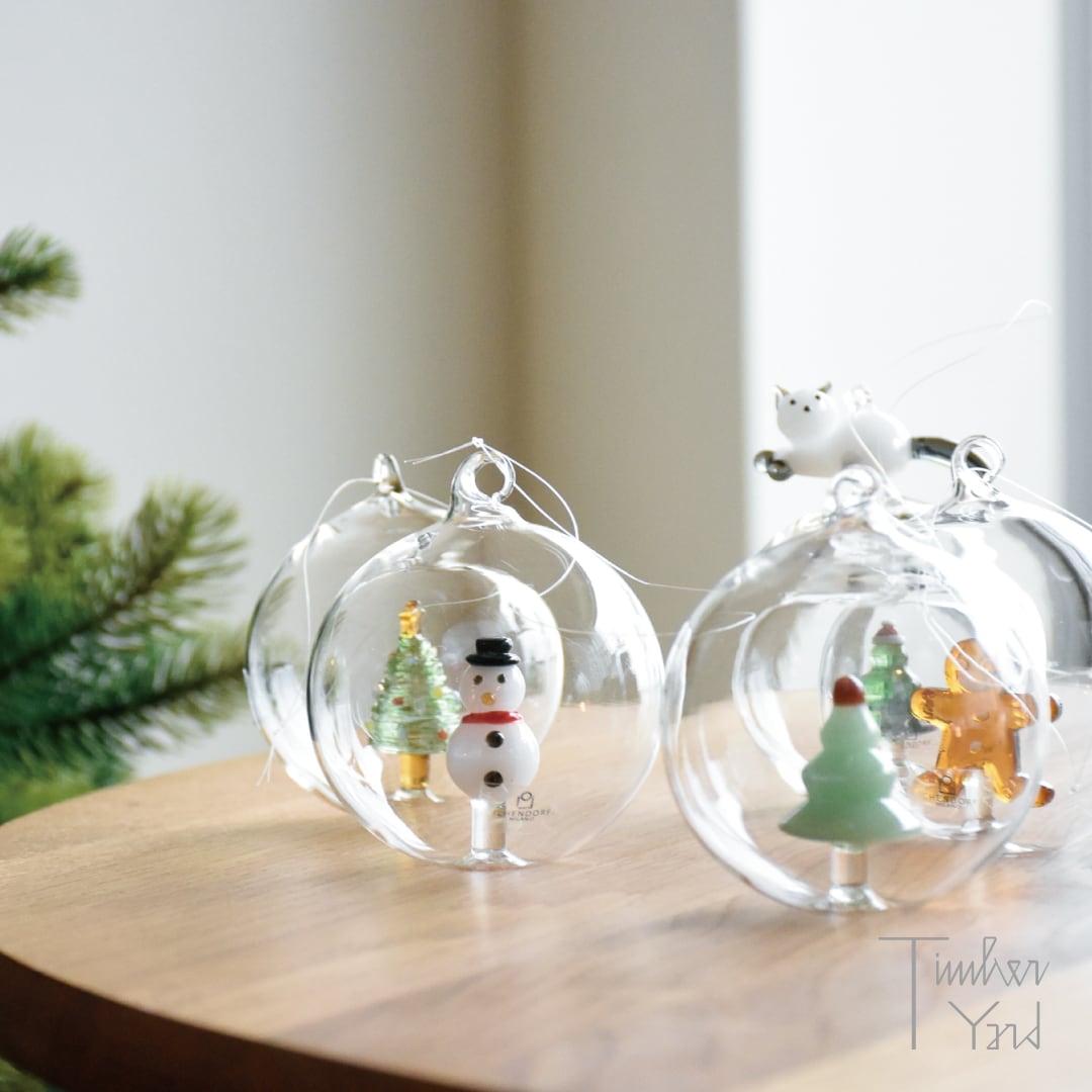 【ONLINE限定】クリスマスボール ツリーグリーンマット / Φ8cm / Woodland Tales / Christmas ball tree green mat / ICHENDORF MILANO(イッケンドルフ ミラノ）/ クリスマスオーナメント / 正規販売店 [5]