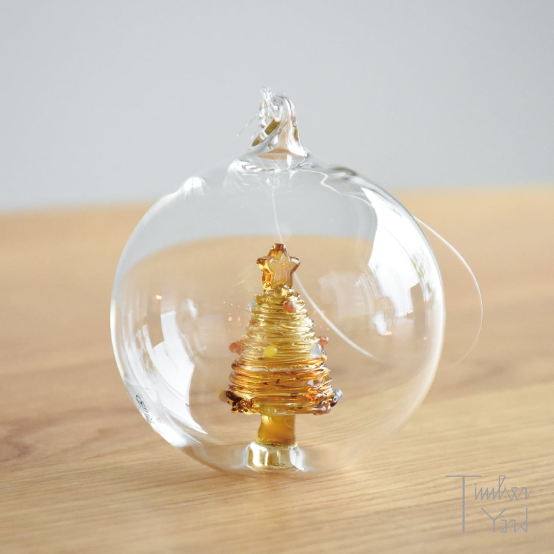 【ONLINE限定】クリスマスボール ツリーアンバースター / Φ8cm / Christmas Tales / Christmas ball tree amber-star / ICHENDORF MILANO(イッケンドルフ ミラノ）/ クリスマスオーナメント / 正規販売店 [2]