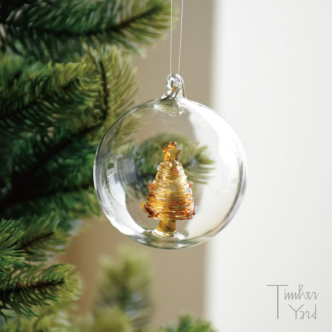 【ONLINE限定】クリスマスボール ツリーアンバースター / Φ8cm / Christmas Tales / Christmas ball tree amber-star / ICHENDORF MILANO(イッケンドルフ ミラノ）/ クリスマスオーナメント / 正規販売店 [4]