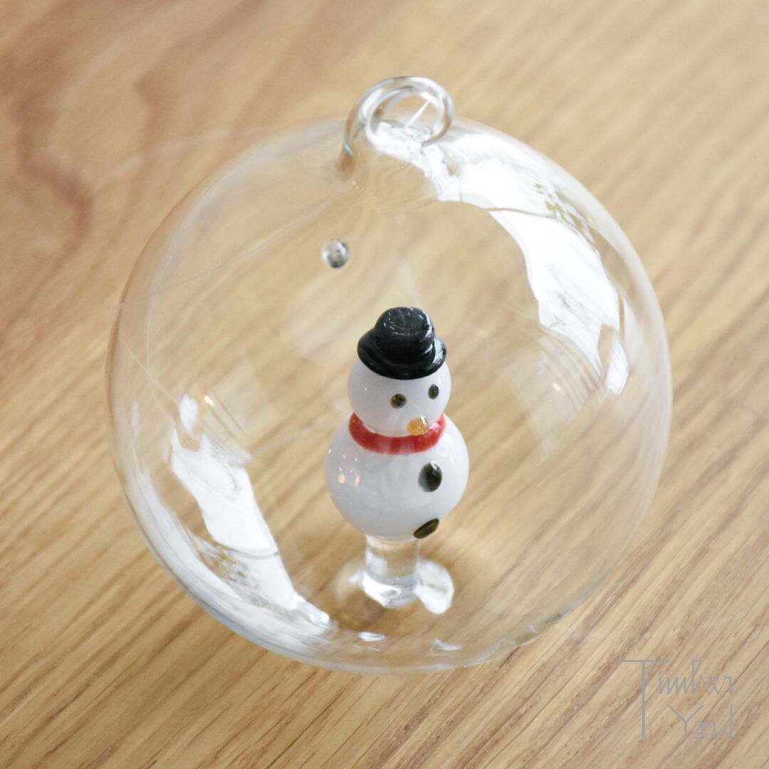 【ONLINE限定】クリスマスボール スノーマン / Φ8cm / Christmas Tales / Christmas ball snowman / ICHENDORF MILANO(イッケンドルフ ミラノ）/ クリスマスオーナメント / 正規販売店 [2]